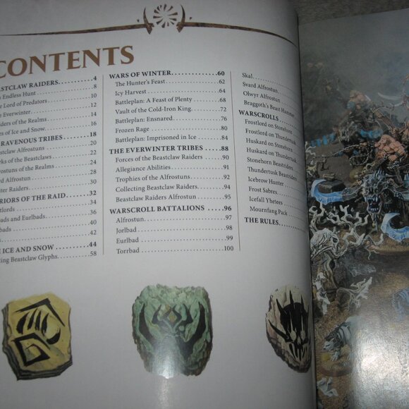 Warhammer Softcover Book 40,000 40K Age of Battletome Beastclaw Raiders 2409A6 - Picture 6 of 10
